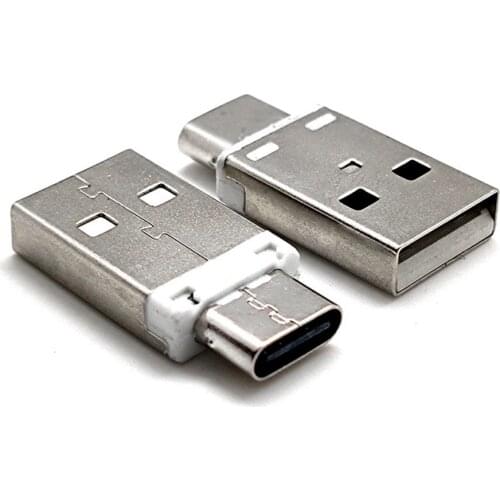 2-10pcs USB A male to TYPE-C female Fast Charge Charger Adapter USB-C Connector With Data OTG Function Adapter Converter