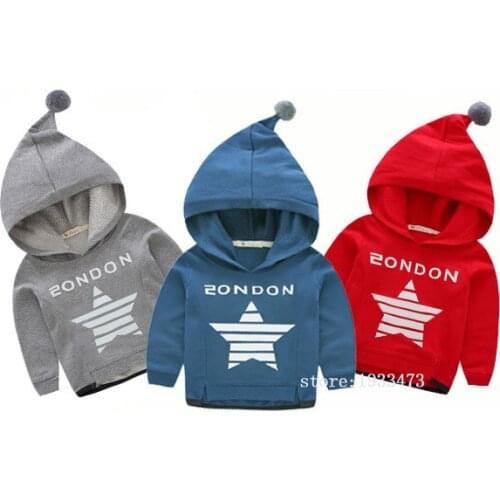 2020 High qualit Kids sweatshirts hoodies cotton Fashion Leisure star Magic hat Coat boys girl clothing clothes