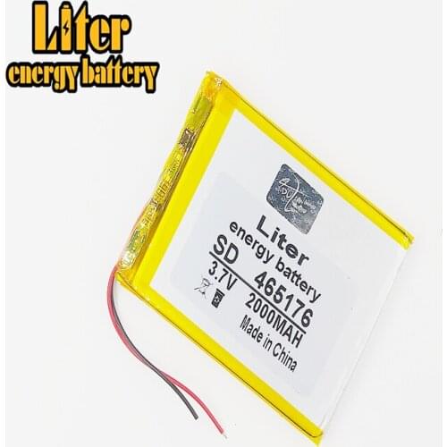 3.7V,2000mAH,[465176] Polymer lithium ion / Li-ion battery for TOY,POWER BANK,GPS,mp3,mp4,cell phone,speaker