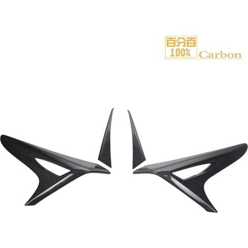 Accessories For LEXUS NX NX200T NX300T 2016up Carbon Fiber Rear Tail Trunk Light Lamp Frame Decoration Molding Cover Kit Trim