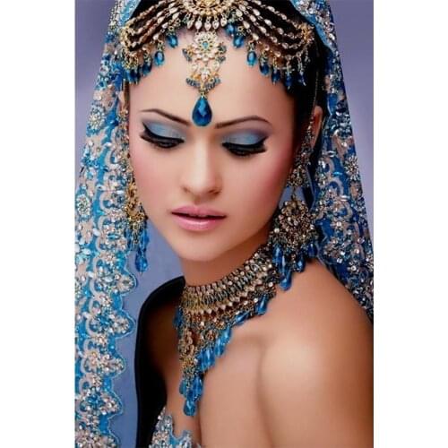 DIY Different Style Portrait Painting Full Of Diamonds 5d Diamond Painting Art Stickers Diamond Cross Stitch Living Room Bedroom