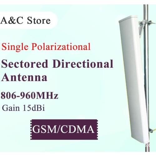 CDMA GSM 900MHz 15dB sectored directional panel antenna 806~960mhz antenna single polarization outdoor antenna ap sector antenna