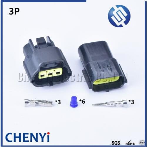 5 Sets 3 Pin 1JZ-GTE 2JZ-GTE Female Or Male Auto Waterproof Wire Connector Plug Car Sealed Truck Denso Socket 174359-2 174357-2
