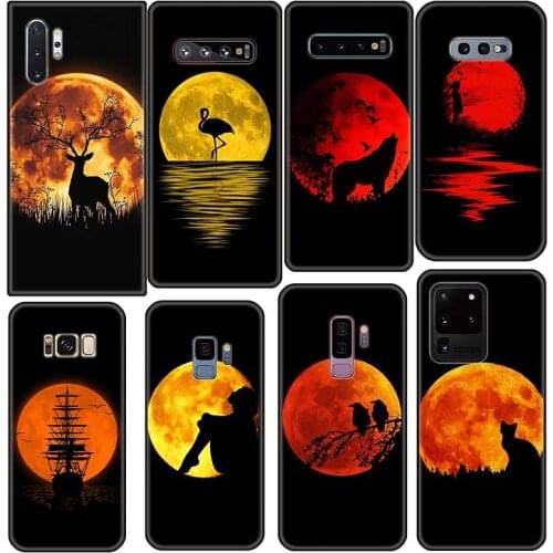 10 Plus Cover The Harvest Moon ART Design for Samsung a 71 51 30 21 31 81 91 Shell S 40 50 20 ULTR9 Lite Note Half-wrapped Case