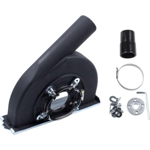 SHGO HOT-Dust Shroud Kit Dry Cutting Grinding Dust Shroud Dust Cover Tool for Angle Grinder Power Tool Accessories 150 180 230