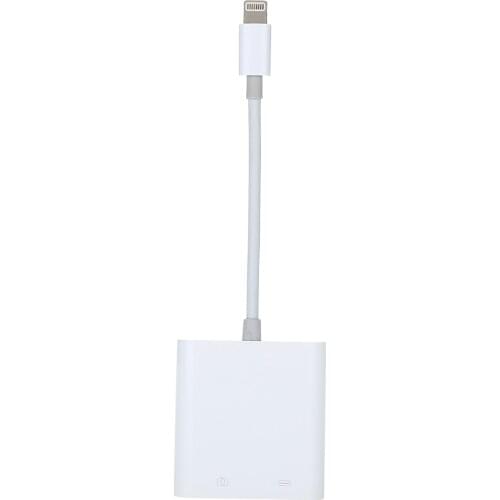 For Lightning To USB Camera Adapter Cable With USB Power Interface White For iPhone 8/8Plus/7/7Plus/6/6S/6Plus and iPad