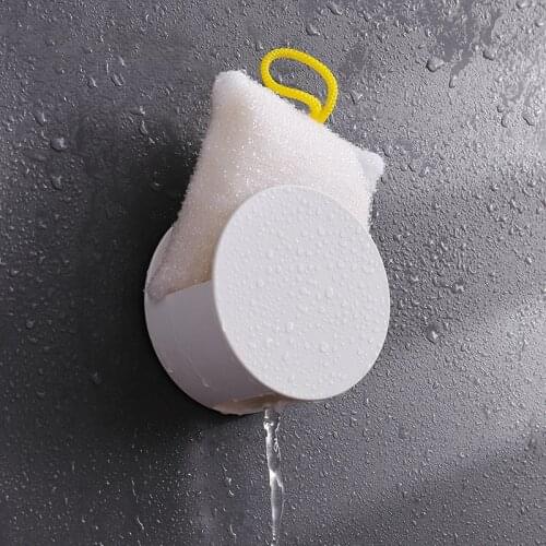 Suction Cup Sink Drain Rack Wall Sucker Sponge Storage Drying Holder Kitchen Sink Soap Stand Dish Cloth Shelf Organizer