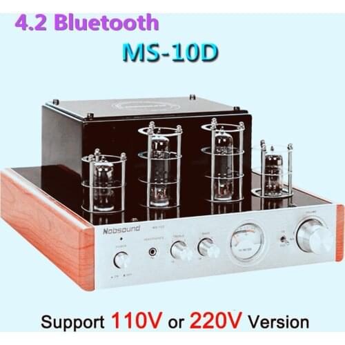 Nobsound MS-10D MKII Tube Amplifier Audio Power Amplifier 25W*2 Vacuum amplifiers Support 110V or 220V Hifi amplifier