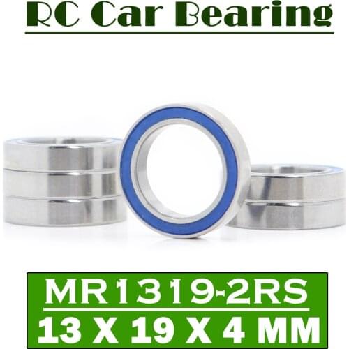 FUSHI MR1319RS Bearings Blue Sealed 13x19x4 mm , ABEC-3 MR1319 2RS Ball Bearing Parts For Hobby RC Car Truck , Pick of 6 Pcs