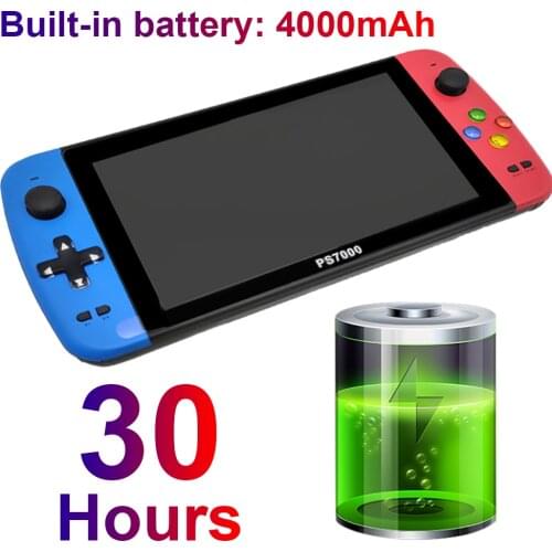 Newest 7 Inch Handheld Portable Game Console Dual Joystick 16GB Preloaded 3000 Free Games Support TV Out Video Game Machine