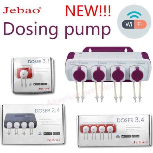 2020 NEW JEBAO WIFI mini titration pump titration system aquarium automatic titration pump plus liquid pump DOSER 3.4 DP-4