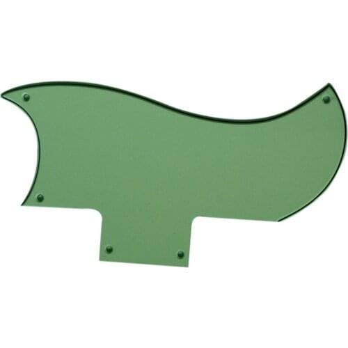 Pleroo Custom Guitar pickgaurd - For 61 SG Guitar Pickguard Scratch Plate , 3 Ply Mint Green