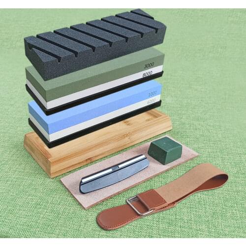 Professional knife grinder knife sharpening Stone Grit white corundum 1000/3000 2000/5000 whetstone sharpener Multi-stage