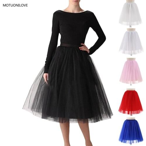 Puffy Short Halloween Women Red Crinoline 65CM White Bridal Petticoat Black Cosplay Underskirt Rockabilly Tutu Skirt Tulle Dress