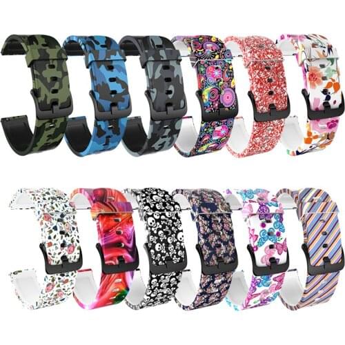 Watchband for Xiaomi Huami amazfit GTS/Amazfit Bip/GTR 42mm strap Metal buckle Silicone belt Sport Smart watch bracelet strap