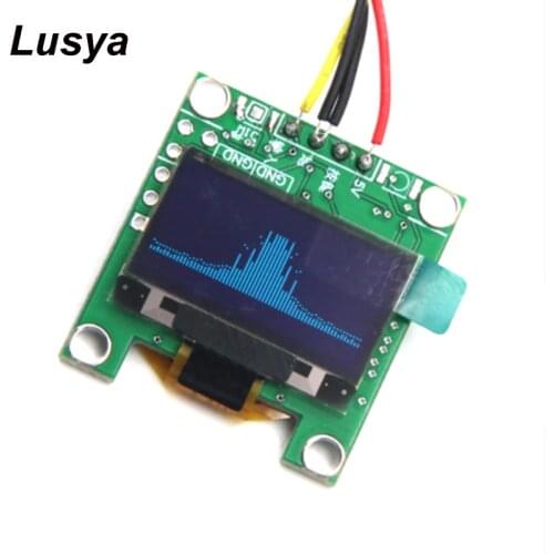 MP3 PC Amplifier Audio Level Indicator Music Rhythm Analyzer VU METER 0.96 Inch OLED Spectrum Display Analyzer G7-001