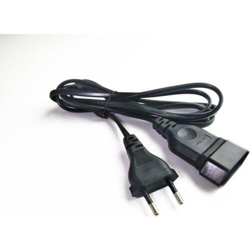 VDE Europe two plug To Schuko female EU Socket Short Adapter Cable For UPS PDU About 100CM,standard European Union Power Cord