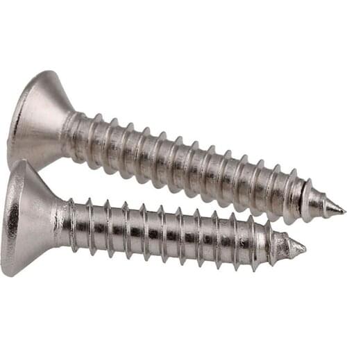 304 Stainless Steel Cross Countersunk Head Tapping Screw 304 Phillips Flat Head Screw M6 M8
