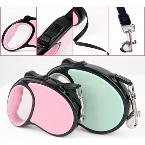 Retractable Pet Automatic Dog Flexible Leash Rope Cat Outdoor Walking Traction Rope Puppy Adjustable Traction Pets Belt Supplies