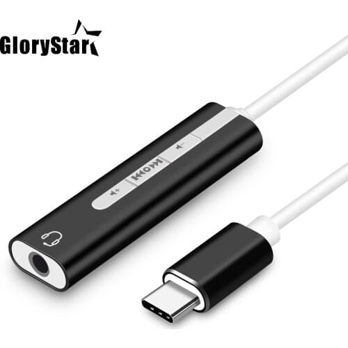 2 in 1 USB Type C 3.5 Jack Audio Earphone Microphone Cable USB C to 3.5mm AUX Headphones Adapter For Huawei mate Xiaomi Macbook