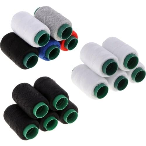 5x sewing thread 200m / roll, polyester thread sewing thread sewing silk denim