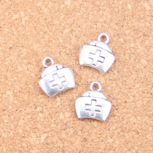 80pcs Charms first aid kit cross 13x12mm Antique Pendants,Vintage Tibetan Silver Jewelry,DIY for bracelet necklace
