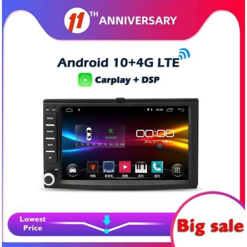 6GB + 128GB Carplay DSP Android 10.0 Car DVD Player GPS WIFI Bluetooth Radio For Kia Cerato Sportage CEED Sorento Spectra Optima