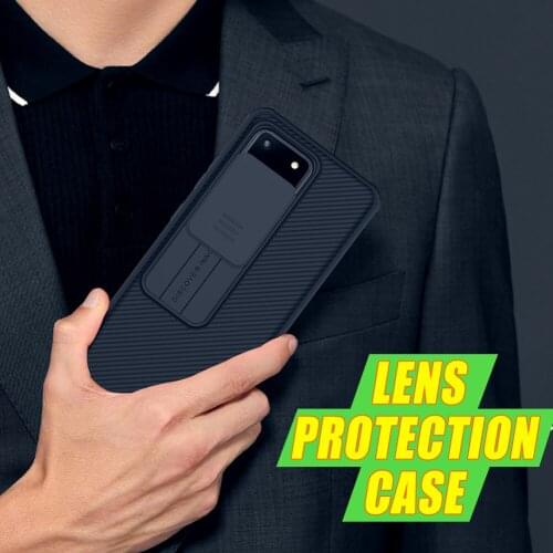 For Samsung Galaxy S20 Ultra S20 Plus Lens Protection Case NILLKIN CamShield Case Slide Camera Protection Back Cover Phone Cases