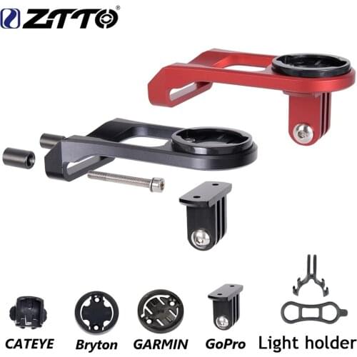 ZTTO Bicycle Parts MTB Road Bike Bicycle Computer Mount Holder Handlebar Stem Mount For GARMIN For CATEYE For GoPro Used