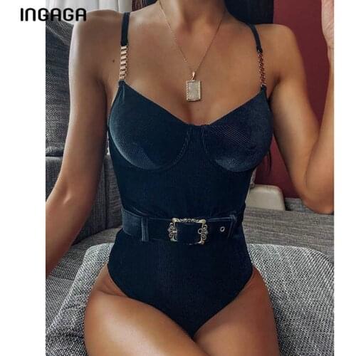 INGAGA Fashion One-piece Swimwear
