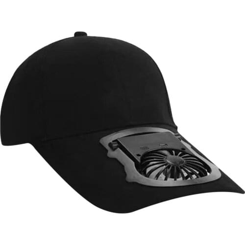 Summer Fan Cooling Baseball Cap Hat USB Charging Breathable Sunscreen Sports Cap