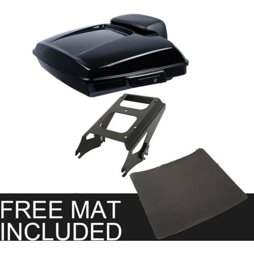 Motorcycle Razor Pack Trunk Pad Mount Rack For Harley Tour Pak Touring Road King Road Glide Electra Glide 2009-2013