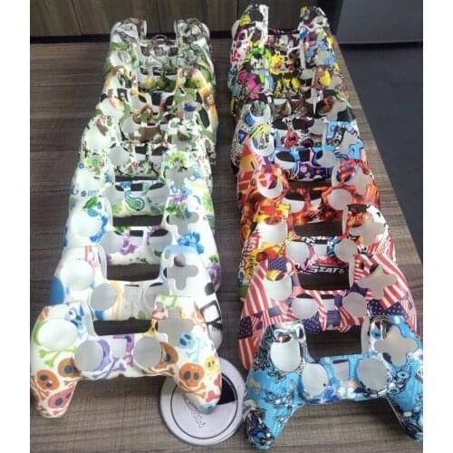 50PCS 22Color Soft Silicone Rubber Case Guard Cover For SONY Playstation 5 PS5 Controller Skin Gamepad Protection Accessories