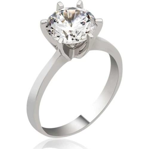 Original silver , Single Stone Ring, Good Quality and Affordable Single Stone ,Rings Types