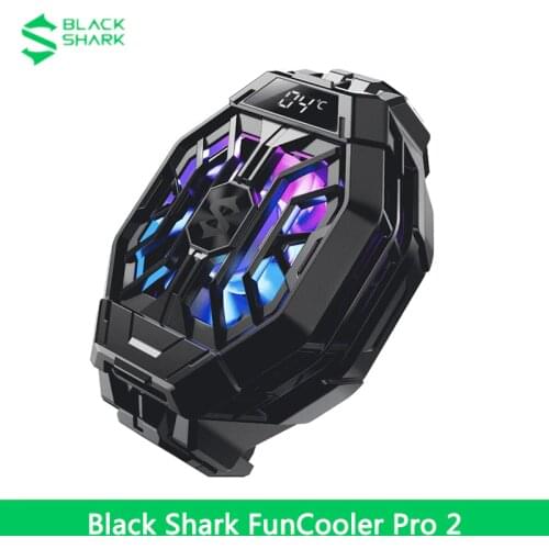 Original Black Shark FunCooler Pro 2 With Temperature Display For Black Shark 4 3 Pro Gaming Cooler For iPhone 12 Andriod Phone
