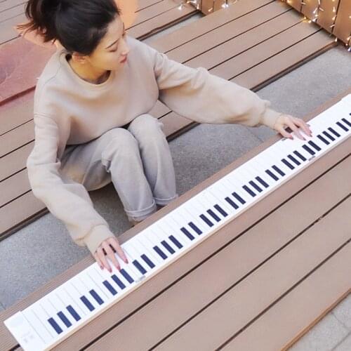 Folding Hand Rollelectronic Piano Professional 88 Keys Keyboard Portable Electronic Piano Beginner Teclado Electronics DF50DZQ