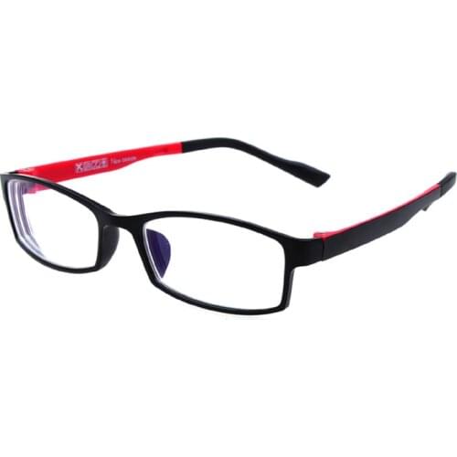 Student Retro Comfortable Myopia Glasses Women Men Ultralight Flexible Full Frame Imitation Plastic Steel -1.0 To -4.0 M009