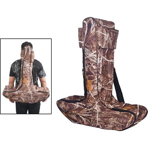 Hunting Shooting Camo Bow Bags Portable Lightweight T Shaped Bow Bag Case Backpack Canvas Pouch Tactical Accessories