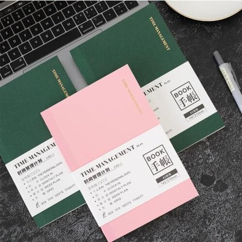 "Time Management" Monthly Weekly Daily Planner Organizer Agenda Notebook Replaceable Inner Papers