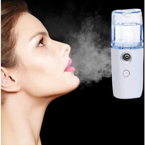 Facial Moisturizing Beauty Instrument USB Charging Portable Nano Mist Spray Handy Atomization Mister Device Face Steamer Tool