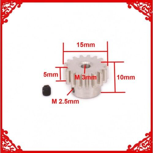 Iron Or #45 Steel Motor Gear For Rc Hobby Model Car 1-12 Wltoys 12428 12423 Monster Truck Short Course Off-Road