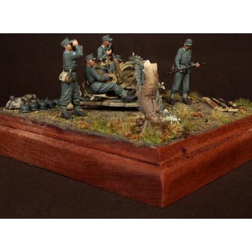 1/35 Assembly Resin Figure kit Air defense soldiers(no base & gun)