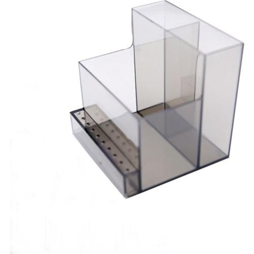 10 Holes Nail Drill Bits Holder Display Acrylic Nail Polishing Machine Display Box Nail Drill Organizer Manicure Tools Box