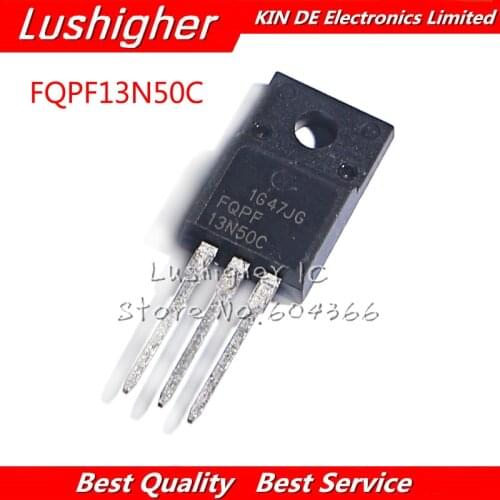10pcs FQPF13N50C TO-220F 13N50C FQPF13N50 TO-220