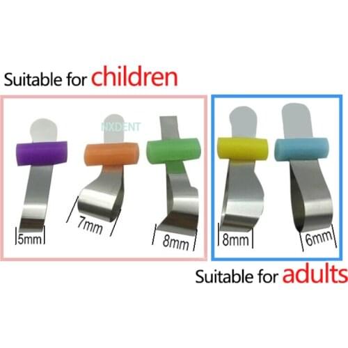 20Pcs Dental Twin Anterior Matrices Orthodontic Sectional Contoured Metal Matrice Dentist Matrix Material