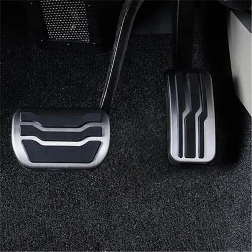 Car Accessories Stainless Steel Car Gas Brake Pedal Pads Cover for Ford New Mondeo EDGE Fusion Energi For Lincoln MKZ AT
