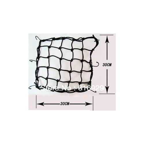 30X30CM MOTORCYCLE CARGO BUNGEE WEB PACKAGE HELMET luggage NET For Honda Yamaha Kawasaki ATV Moped Bicyle Luggage Mesh