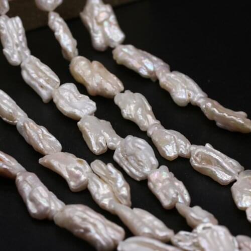 Selected 16x5-22x7mm Natural Freshwater Pearl Baroque Special-Shaped Bead String Suitable For DIY Jewelry Accessories