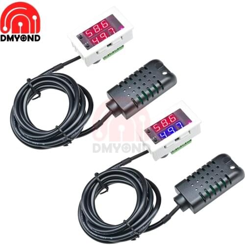 DC 12V 24V Mini Digital Humidity Controller Hygrometer Humidity Control Switch 0~99%RH Hygrostat Humidity sensor