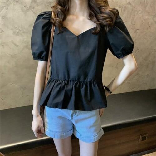 Harteen Black Blouses